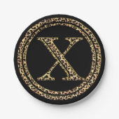 Assiettes En Carton Leopard X (Devant)