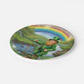 Assiettes En Carton Leprechaun (Angle)