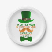 Assiettes En Carton Leprechaun moderne St. Patrick's Any Age Anniversa (Devant)