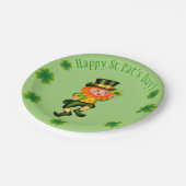 Assiettes En Carton Leprechaun St Patrick's Day (Angle)