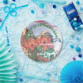 Assiettes En Carton Leprechauns Fenêtre Décorée St Patrick Papier Plat (Fête)