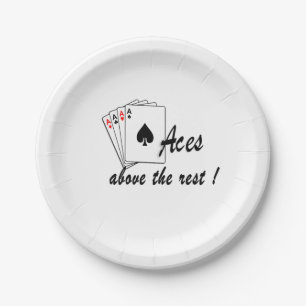 Assiettes En Carton Les accès au-dessus du reste 
