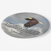 ASSIETTES EN CARTON LES AILES AIMENT EAGLES (Angle)