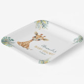 Assiettes En Carton Les animaux de la jungle sauvage (Angulaire)