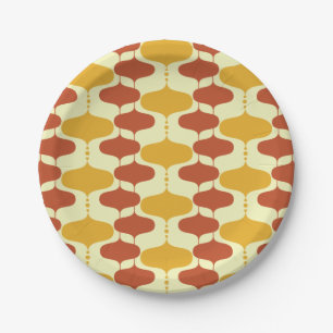 Assiettes En Carton les années 50 Mid Century Plaques de papier modern