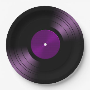 Assiettes En Carton les années 70 Plaques papier rétro