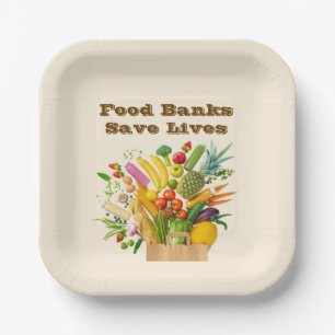 Assiettes En Carton Les banques alimentaires sauvent des vies