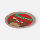 Assiettes En Carton Les bas étaient suspendus par Chimney ・ 2 bas (Angle)