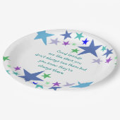 Assiettes En Carton Les bons amis sont comme Stars Inspirational Citat (Angle)