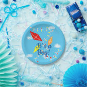 Assiettes En Carton Les cerfs-volants dans le ciel C'est une fête de B (Fête)