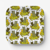 Assiettes En Carton Les chatons d'olive (Recto)