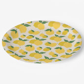 Assiettes En Carton Les Citrons 01 Retro Lemon Abstraits citrons (Angle)