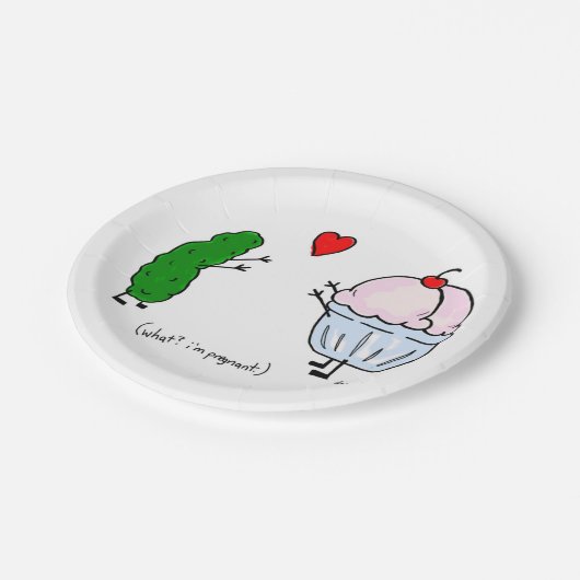 Assiettes En Carton Les conserves au vinaigre aiment les plaques à (Angle)