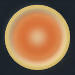 Assiettes En Carton Les Couleurs 13 Rayonnement de soleil<br><div class="desc">Gradient - Aura Moderne En Jaune Et Orange</div>