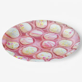 Assiettes En Carton Les délices de Cupcake (Angle)