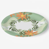 Assiettes En Carton Les délices floraux (Angle)