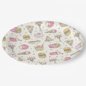 Assiettes En Carton Les délicieux gâteaux (Angle)