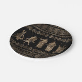 Assiettes En Carton Les divinités grecques et l'ornement de Meander (Angle)