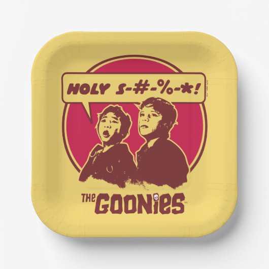 Assiettes En Carton Les données Goonies Expletive (Recto)