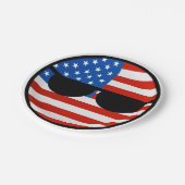 Assiettes En Carton Les Etats-Unis Geeky tendants drôles Countryball (Angle)