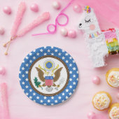 Assiettes En Carton Les étoiles présidentielles de joint (Fête)