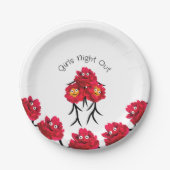 Assiettes En Carton Les femmes (Devant)