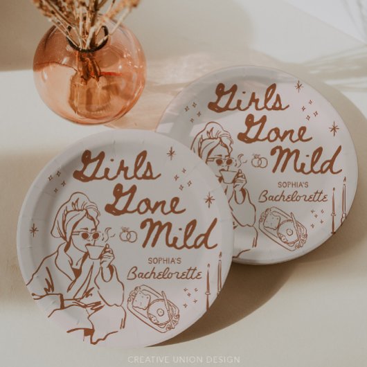 Assiettes En Carton Les filles sont parties Bachelorette légère Décor