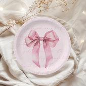 Assiettes En Carton Les filles veulent juste être un garçon rose