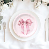 Assiettes En Carton Les filles veulent juste être un garçon rose