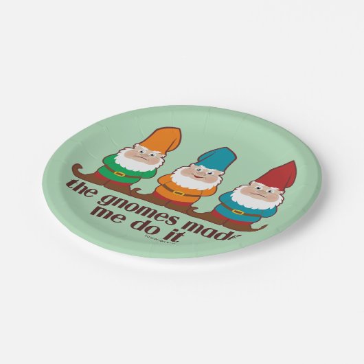 Assiettes En Carton Les Gnomes M'Ont Fait Le Faire (Angle)