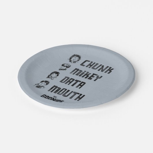 Assiettes En Carton Les Goonies | Couche, Mikey, Données, Bouche (Angle)