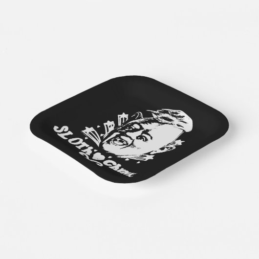 Assiettes En Carton Les Goonies "Sloth ♥ Chunk" (Angulaire)