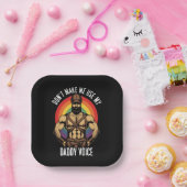 Assiettes En Carton Les hommes ne m'obligent pas à utiliser mon papa V (Fête)