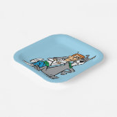 Assiettes En Carton Les Jetsons | George & Astro Buddies (Angulaire)
