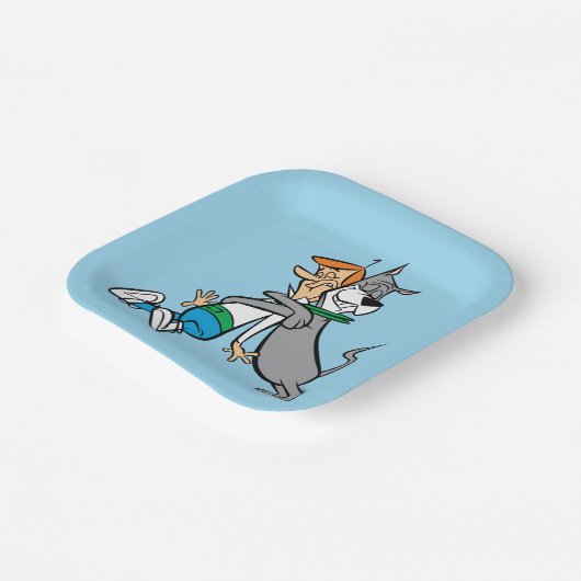 Assiettes En Carton Les Jetsons | George & Astro Hug (Angulaire)