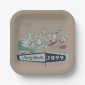 Assiettes En Carton Les Jetsons | Party Like It's 2099 (Recto)