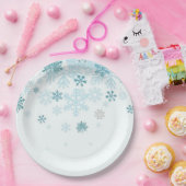 Assiettes En Carton Les lacs de neige colorés (Fête)