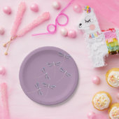 Assiettes En Carton Les libellules en vol (Fête)