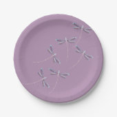 Assiettes En Carton Les libellules en vol (Devant)