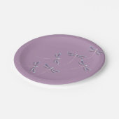 Assiettes En Carton Les libellules en vol (Angle)