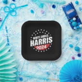 Assiettes En Carton Les Mecs Blancs De L'Élection De Kamala Harris 202 (Fête)