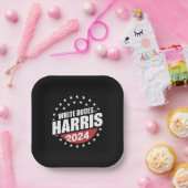 Assiettes En Carton Les Mecs Blancs De L'Élection De Kamala Harris 202 (Fête)