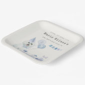 Assiettes En Carton Les mignons Garçons Blue Party Chien Chien Chien C (Angulaire)