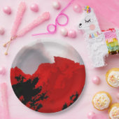 ASSIETTES EN CARTON LES MONTAGNES (Fête)