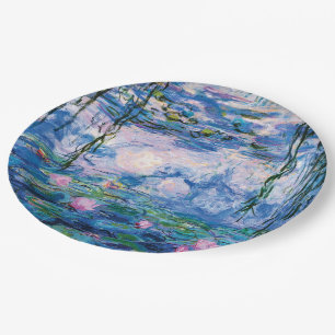 Assiettes En Carton Les nénuphars de Monet
