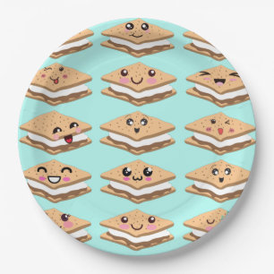 Assiettes En Carton Les nombreux visages de s'mores