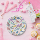 Assiettes En Carton Les oiseaux ensemble (Fête)