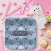 Assiettes En Carton Les Patters de Christmas Blue ID861 (Fête)