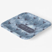 Assiettes En Carton Les Patters de Christmas Blue ID861 (Angulaire)