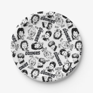 Assiettes En Carton Les personnages de Goonies Motif
